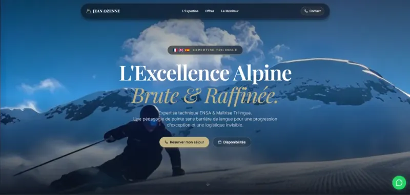 Site web Jean Ozenne — Tignes · Val d'Isère