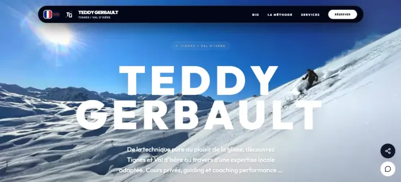 Site web Teddy-Ski — Tignes · Val d'Isère