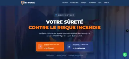 Projet Verifincendie réalisé par Bixent Digital
